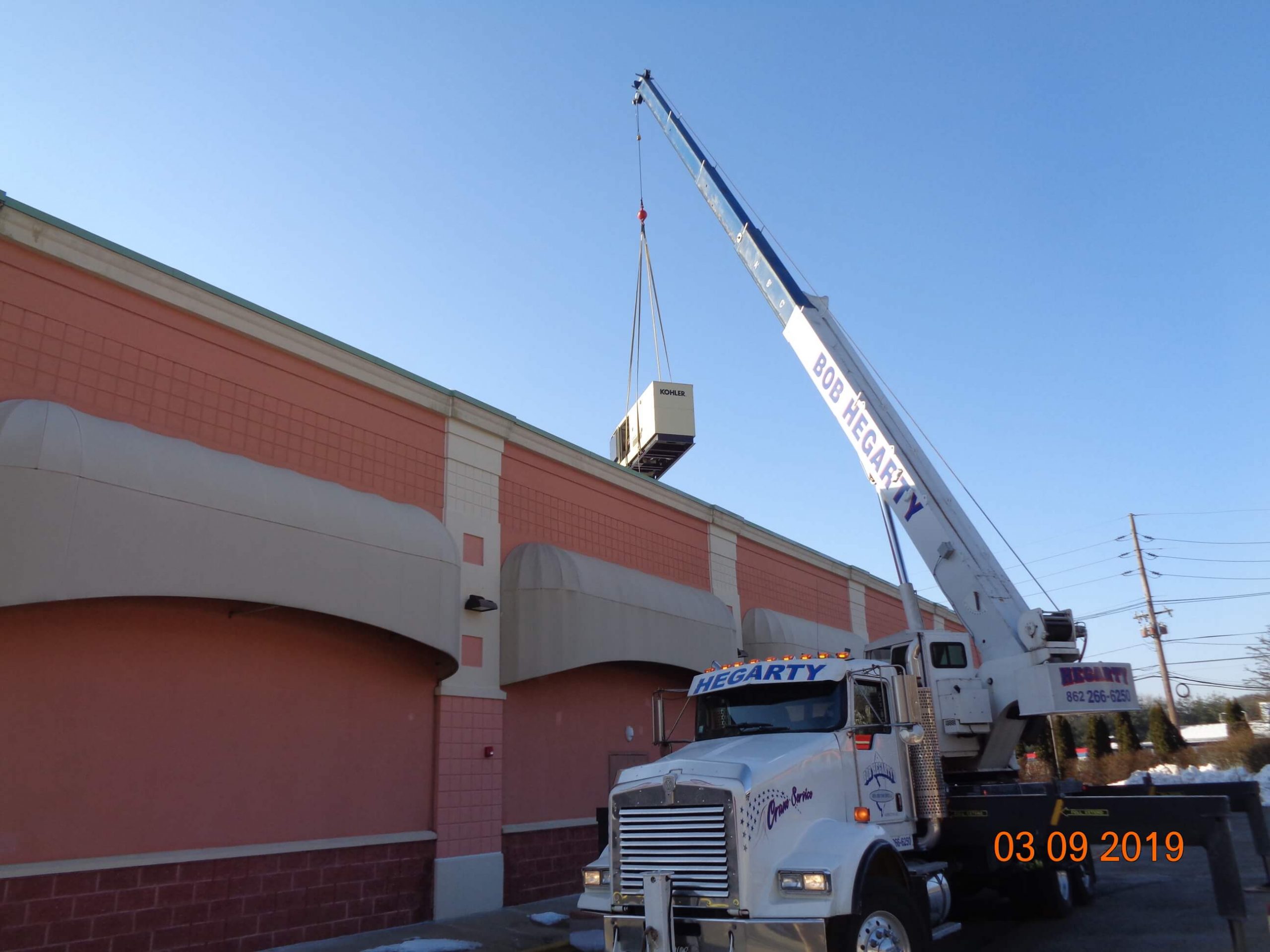 Installation of an emergency generatior