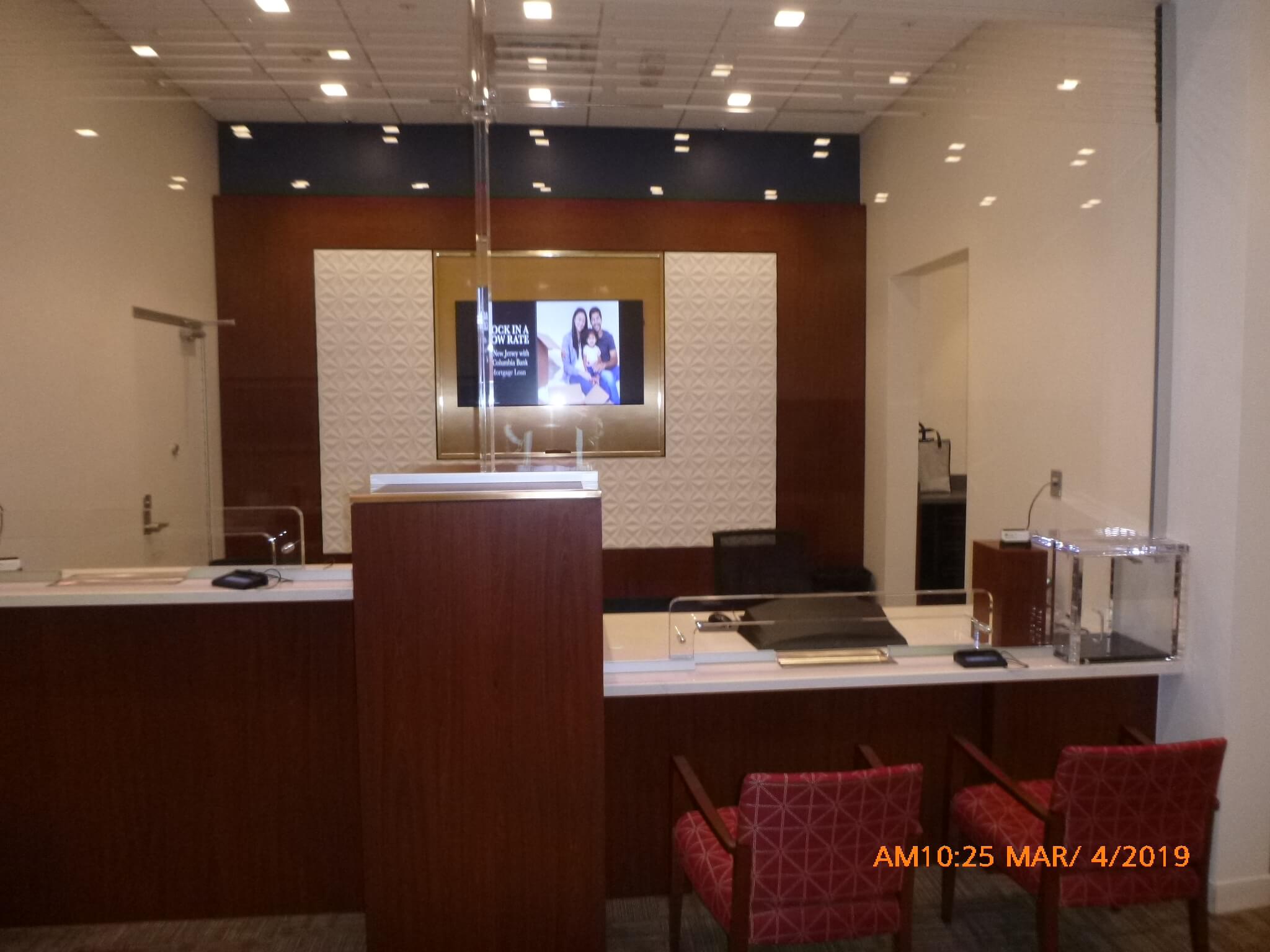 Complete tenant fit up for a bank