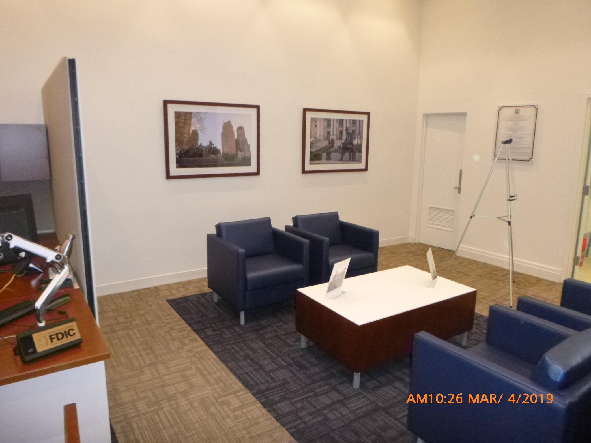 Complete tenant fit up for a bank