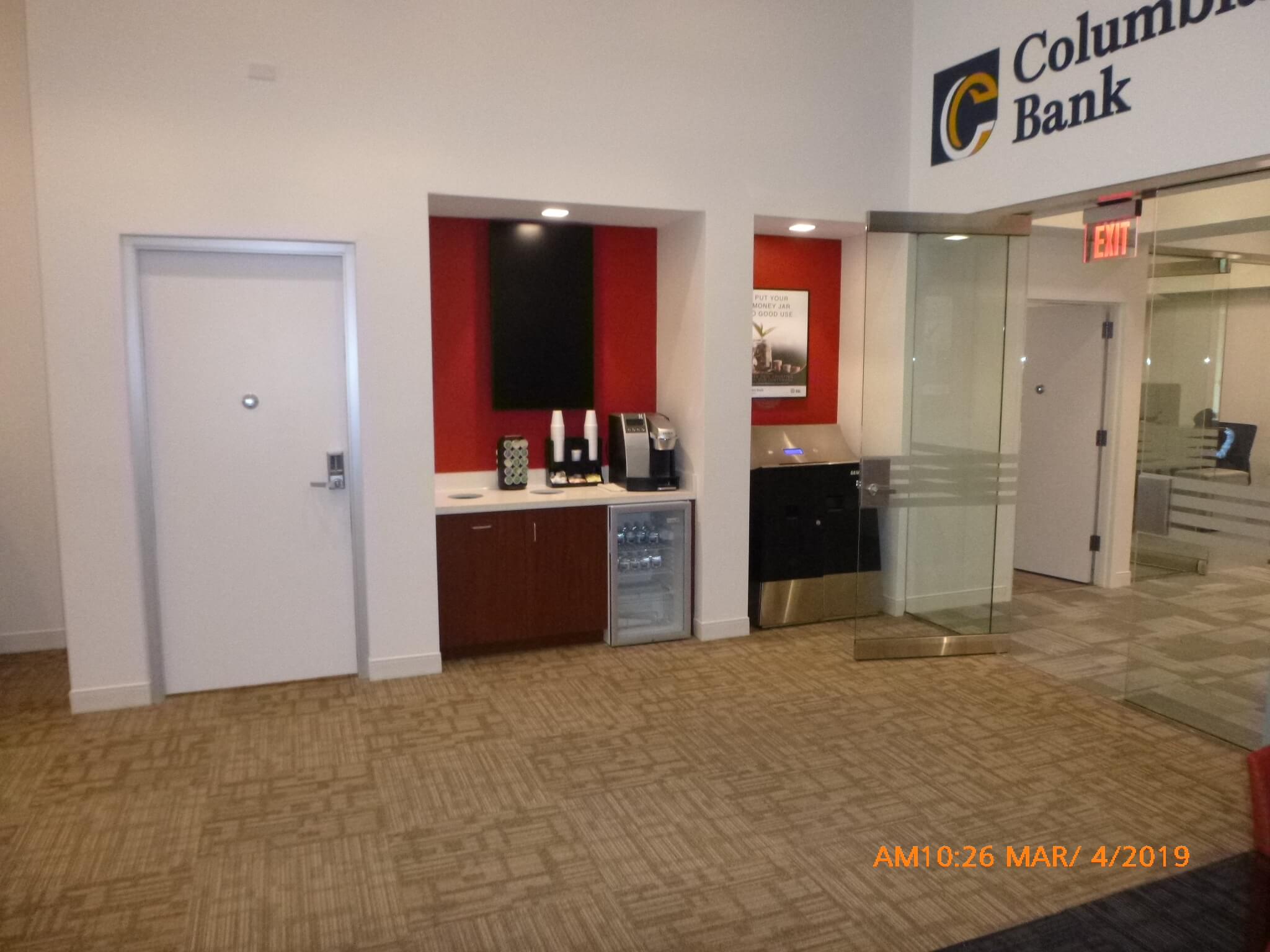 Complete tenant fit up for a bank
