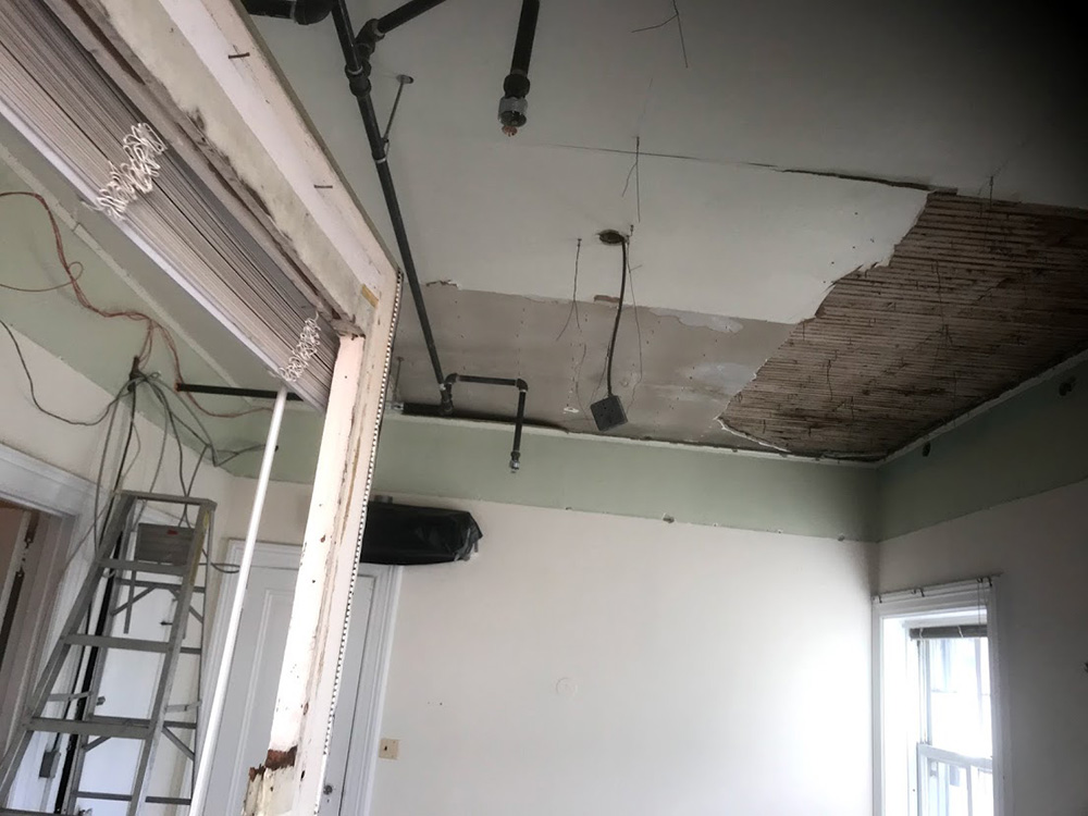 Renovation of rooms used by retreat guests.