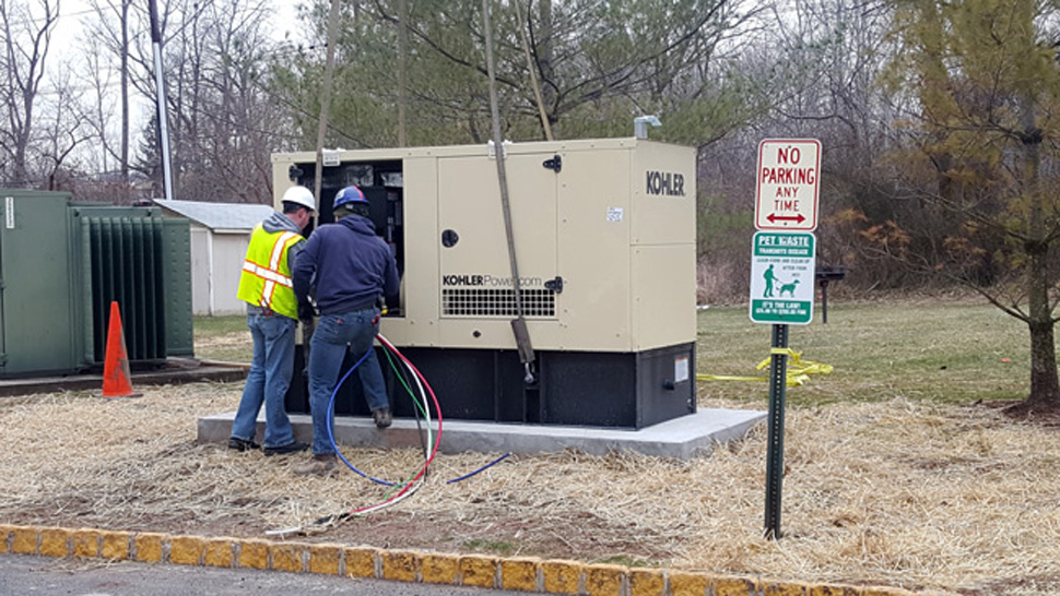 Installation of emergency generator